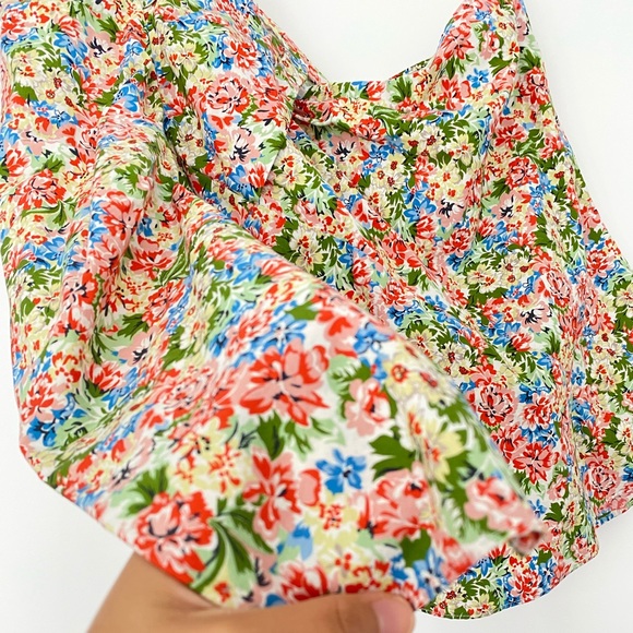 Zara Floral Asymmetrical Top - Picture 5 of 8